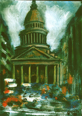 le pantheon peinture