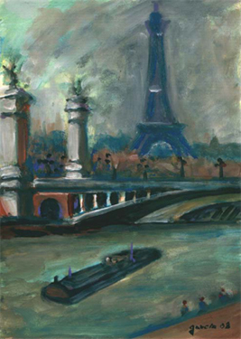 peinture pont alexandre 3
